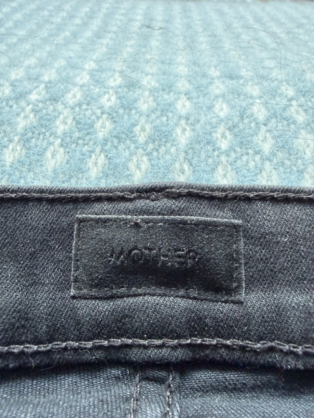 MOTHER Black Denim Jeans - Black